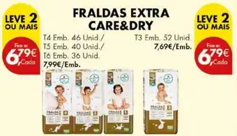 Pingo Doce Fraldas extra care&dry promoção