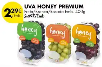 Pingo Doce Uva honey premium promoção