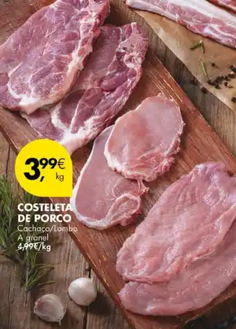 Pingo Doce Costeleta de porco promoção