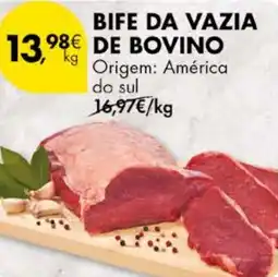 Pingo Doce Bife da vazia de bovino promoção