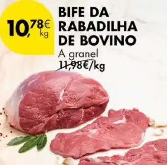 Pingo Doce Bife da rabadilha de bovino a granel promoção