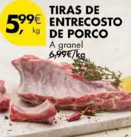 Pingo Doce Tiras de entrecosto de porco a granel promoção