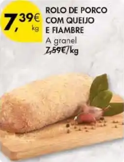 Pingo Doce Rolo de porco com queijo e fiambre promoção