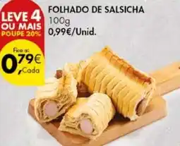 Folhado de salsicha