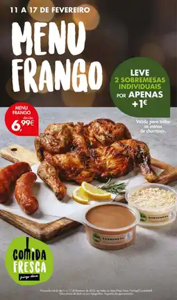 Pingo Doce Menu frango promoção