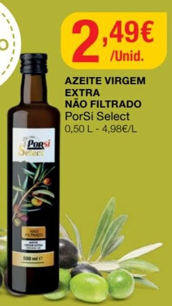 Intermarché Azeite Virgem Extra Não Filtrado PorSi Select 0,50L promoção