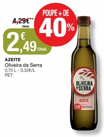 Intermarché Azeite Oliveira da Serra 0,75L promoção