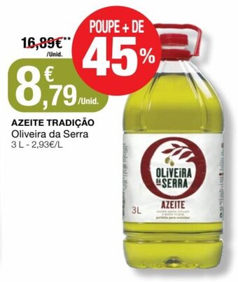 Intermarché Azeite Tradição Oliveira da Serra 3L promoção