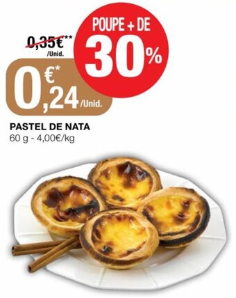 Intermarché Pastel de Nata 60g promoção