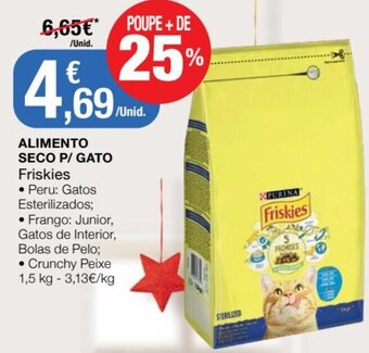 Intermarché Alimento Seco P/Gato Friskies 1,5kg promoção