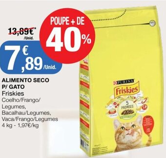 Intermarché Alimento Seco P/Gato Friskies 4kg promoção