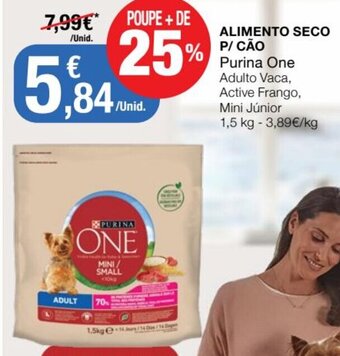 Intermarché Alimento Seco P/ Cão Purina One 1,5kg promoção