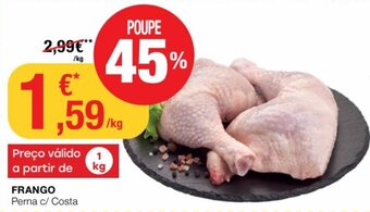 Intermarché Frango Perna c/Costa 1kg promoção