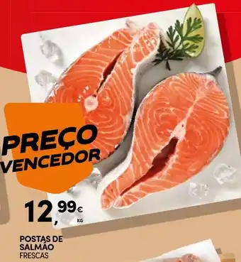 Continente Postas de salmao frescas promoção