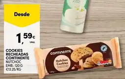 Continente Cookies recheadas continente nutchoc promoção