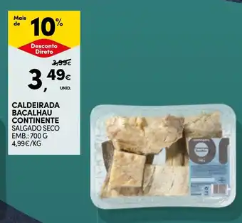 Continente Caldeirada bacalhau continente salgado seco promoção