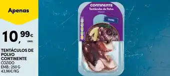 Continente Tentáculos de polvo continente promoção