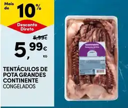 Continente Tentáculos de pota grandes continente congelados promoção