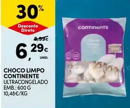 Continente Choco limpo continente ultracongelado promoção