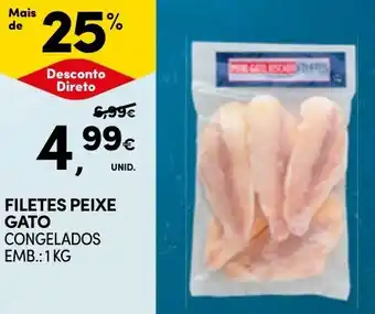 Continente Filetes peixe gato congelados promoção