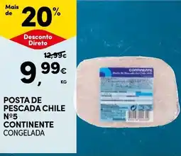 Continente Posta de pescada chile nº5 continente congelada promoção