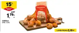 Continente Cebola promoção