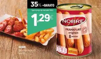 Coviran NOBRE Salsichas frankfurt lata 8 u promoção