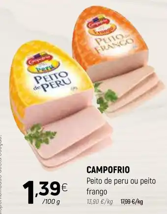 Coviran CAMPOFRIO Peito de peru ou peito frango promoção