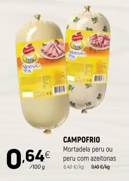 Coviran CAMPOFRIO Mortadela peru ou peru com azeitonas promoção