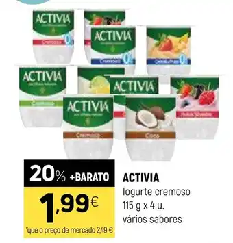 Coviran ACTIVIA logurte cremoso promoção