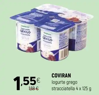 Coviran Coviran logurte grego stracciatella promoção