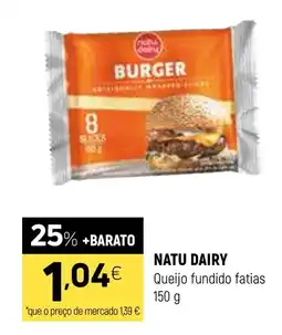 Coviran NATU DAIRY Queijo fundido fatias promoção