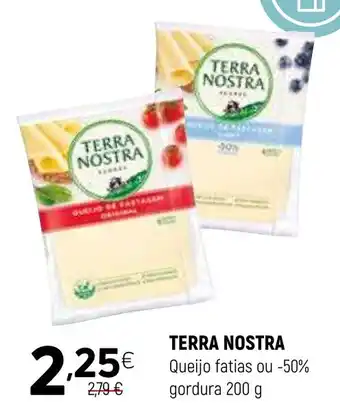 Coviran TERRA NOSTRA Queijo fatias ou -50% gordura promoção