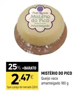 Coviran MISTÉRIO DO PICO Queijo vaca amanteigado promoção