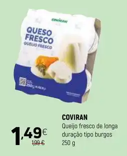 Coviran Coviran Queijo fresco de longa duração tipo burgos promoção