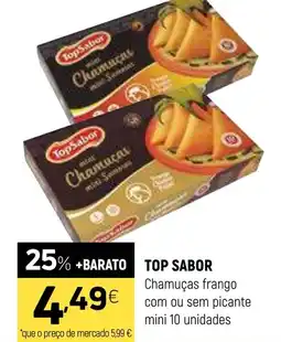 Coviran TopSabor Chamuças frango com ou sem picante mini promoção