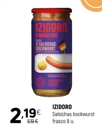 Coviran IZIDORO Salsichas bockwurst frasco promoção