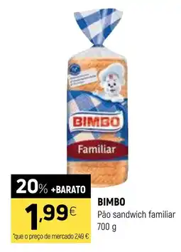 Coviran BIMBO Pão sandwich familiar promoção