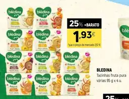 Coviran BLEDINA Tacinhas fruta pura várias promoção