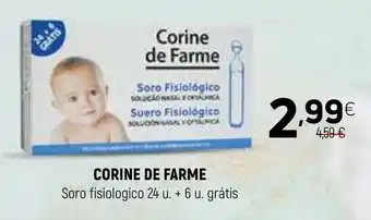 Coviran CORINE DE FARME Soro fisiologico promoção