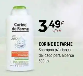 Coviran CORINE DE FARME Shampoo p/crianças delicado perf. alperce promoção