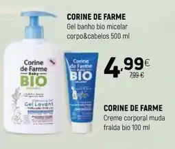 Coviran CORINE DE FARME Gel banho bio micelar corpo&cabelos promoção