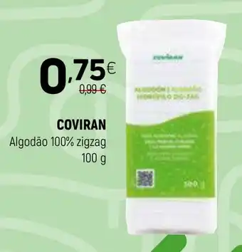 Coviran COVIRAN Algodão 100% zigzag promoção