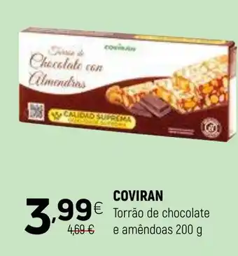 Coviran Coviran Torrão de chocolate e amêndoas promoção