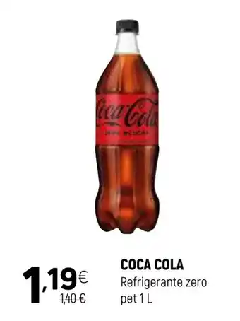 Coviran COCA COLA Refrigerante zero pet promoção