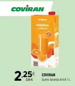 Coviran COVIRAN Sumo laranja brick promoção