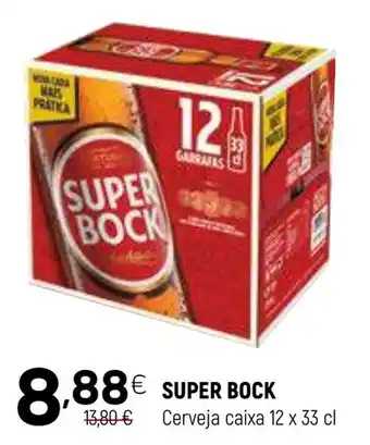 Coviran SUPER BOCK Cerveja caixa promoção