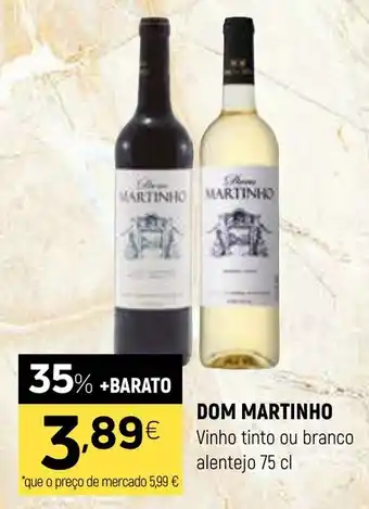 Coviran DOM MARTINHO Vinho tinto ou branco alentejo promoção