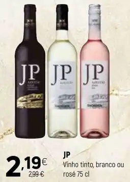 Coviran JP Vinho tinto, branco ou rosé promoção