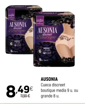 Coviran AUSONIA Cueca discreet boutique media 9 u. ou grande 8 u. promoção